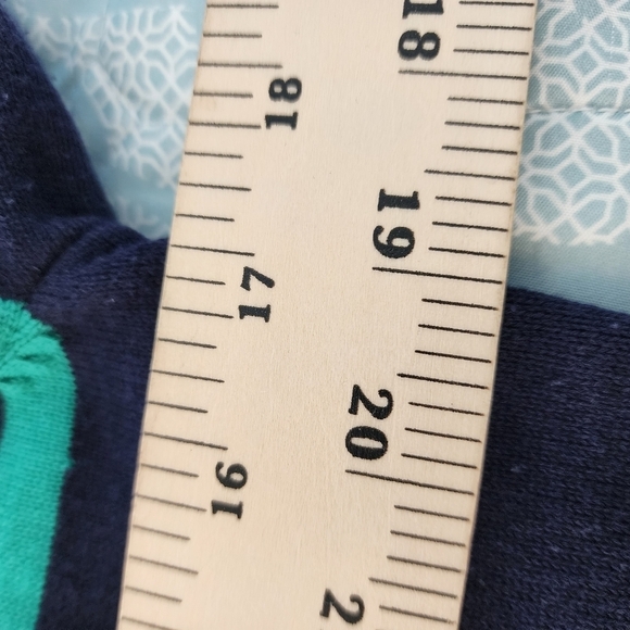 Coldwater Creek Blue & Green Button Down Quarter Sleeve Women's Cardigan  Size S - Picture 5 of 6